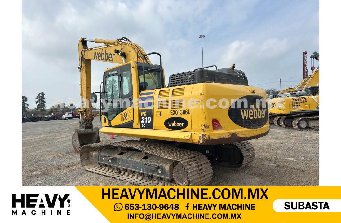 Maquinaria Pesada Excavadora 2022 KOMATSU PC 210 LC 11