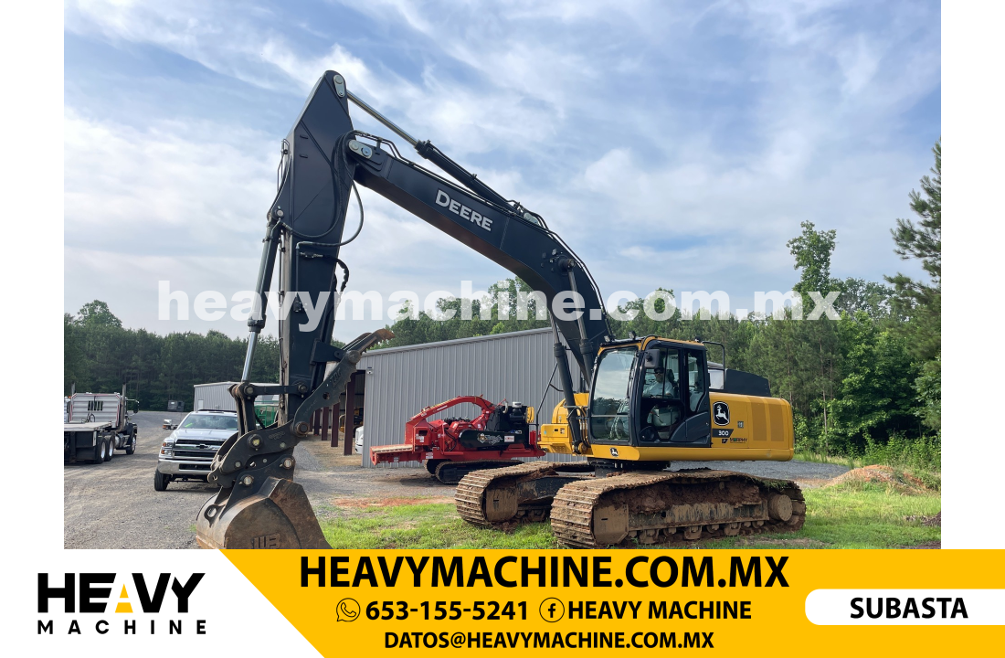 Maquinaria Pesada Excavadora 2023 John Deere 300 P-Tier