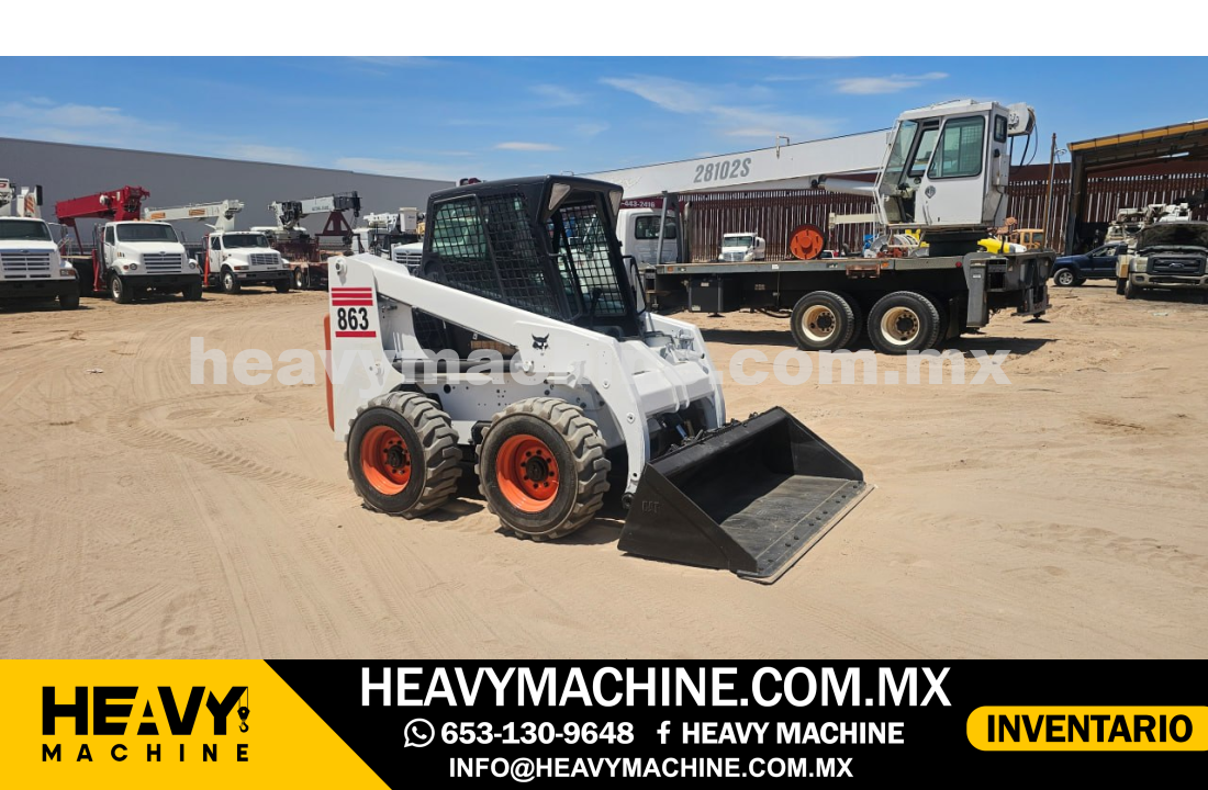 Maquinaria Pesada Mini Cargador 2000 BOBCAT 863