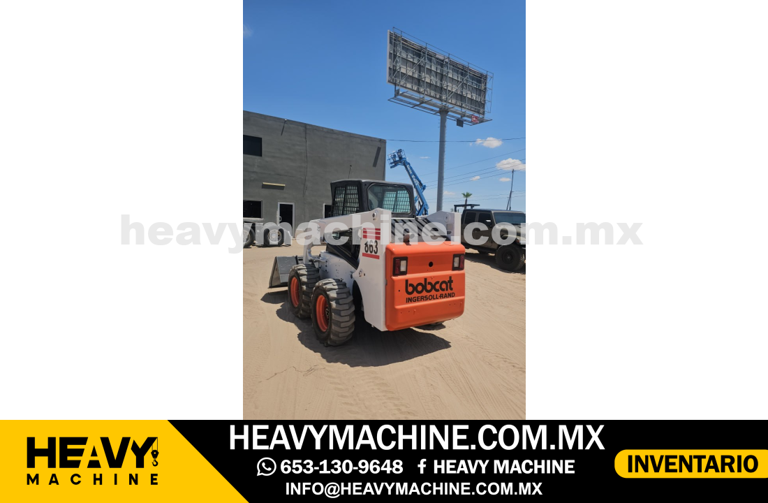 Maquinaria Pesada Mini Cargador 2000 BOBCAT 863