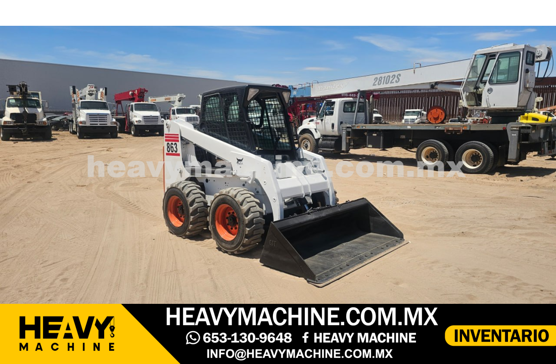 Maquinaria Pesada Mini Cargador 2000 BOBCAT 863