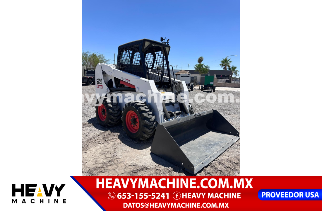 Maquinaria Pesada Mini Cargador 2006 BOBCAT S220