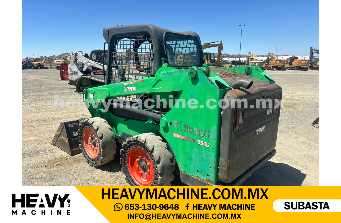 Maquinaria Pesada Mini Cargador 2014 BOBCAT S510