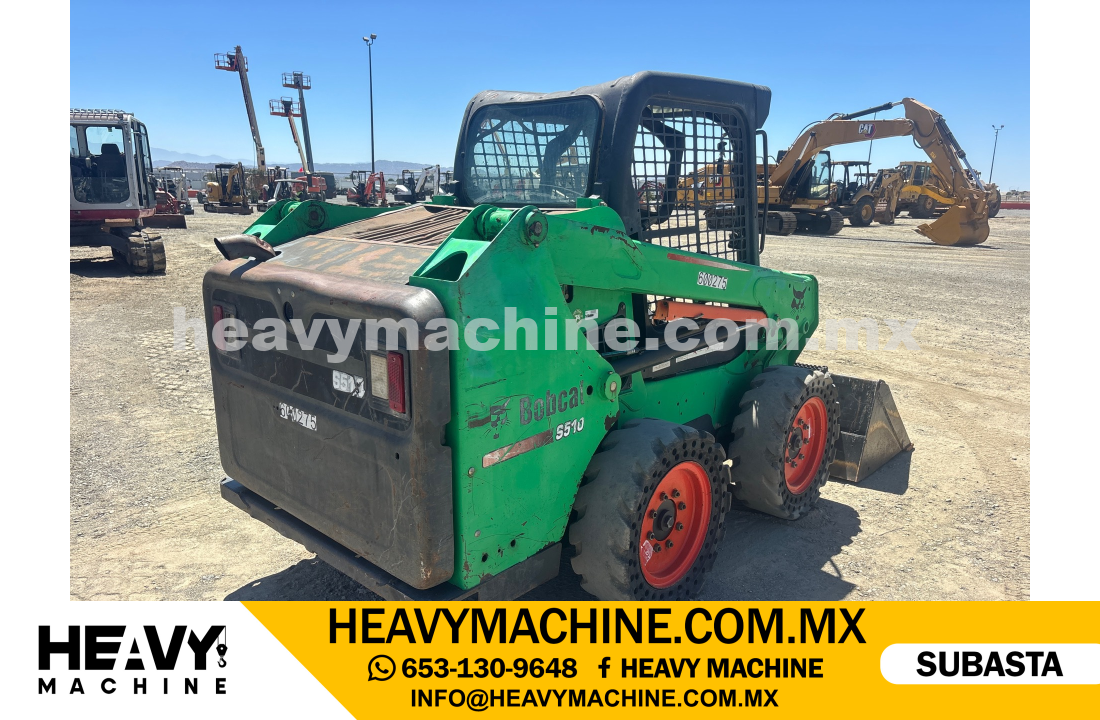 Maquinaria Pesada Mini Cargador 2014 BOBCAT S510
