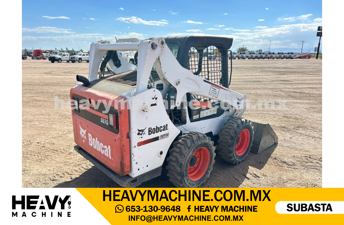 Maquinaria Pesada Mini Cargador 2015 BOBCAT S570