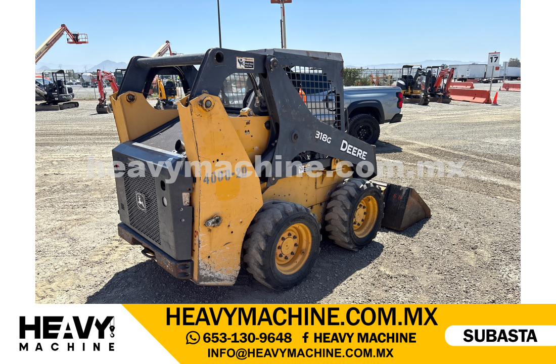 Maquinaria Pesada Mini Cargador 2017 JOHN DEERE 318G
