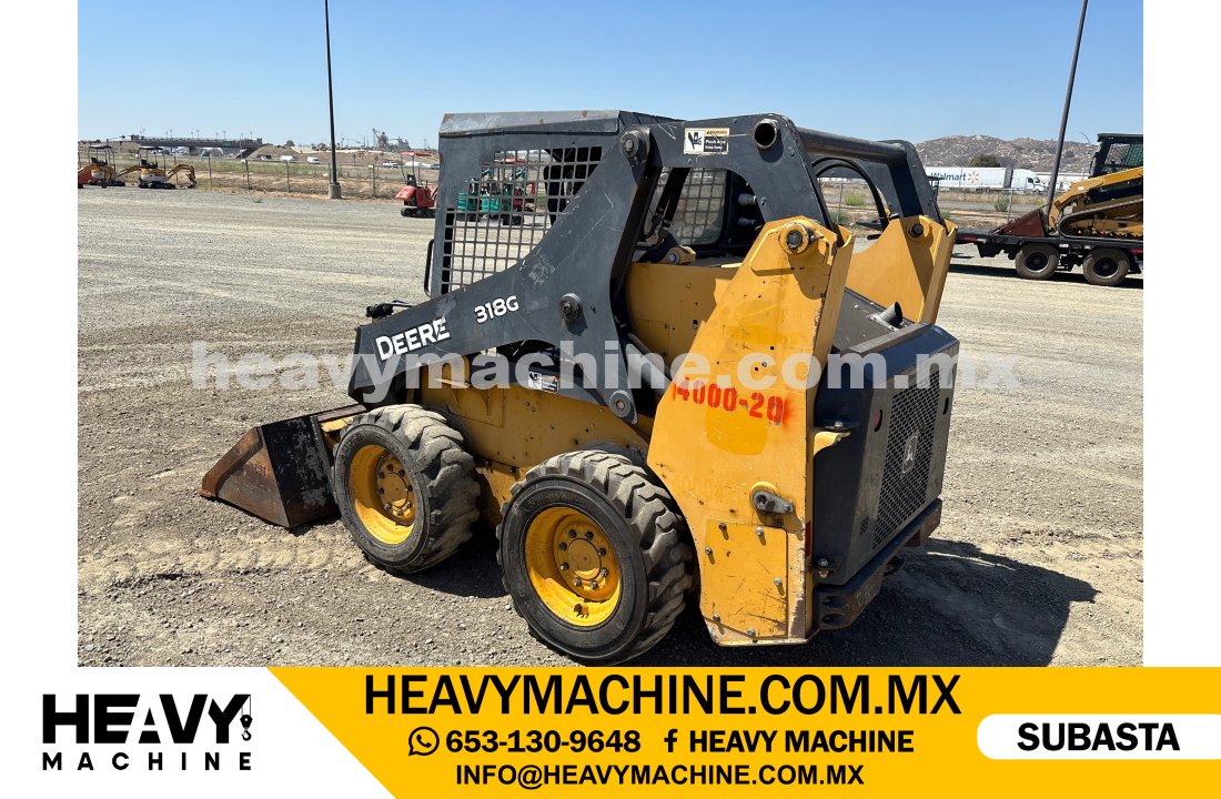 Maquinaria Pesada Mini Cargador 2017 JOHN DEERE 318G