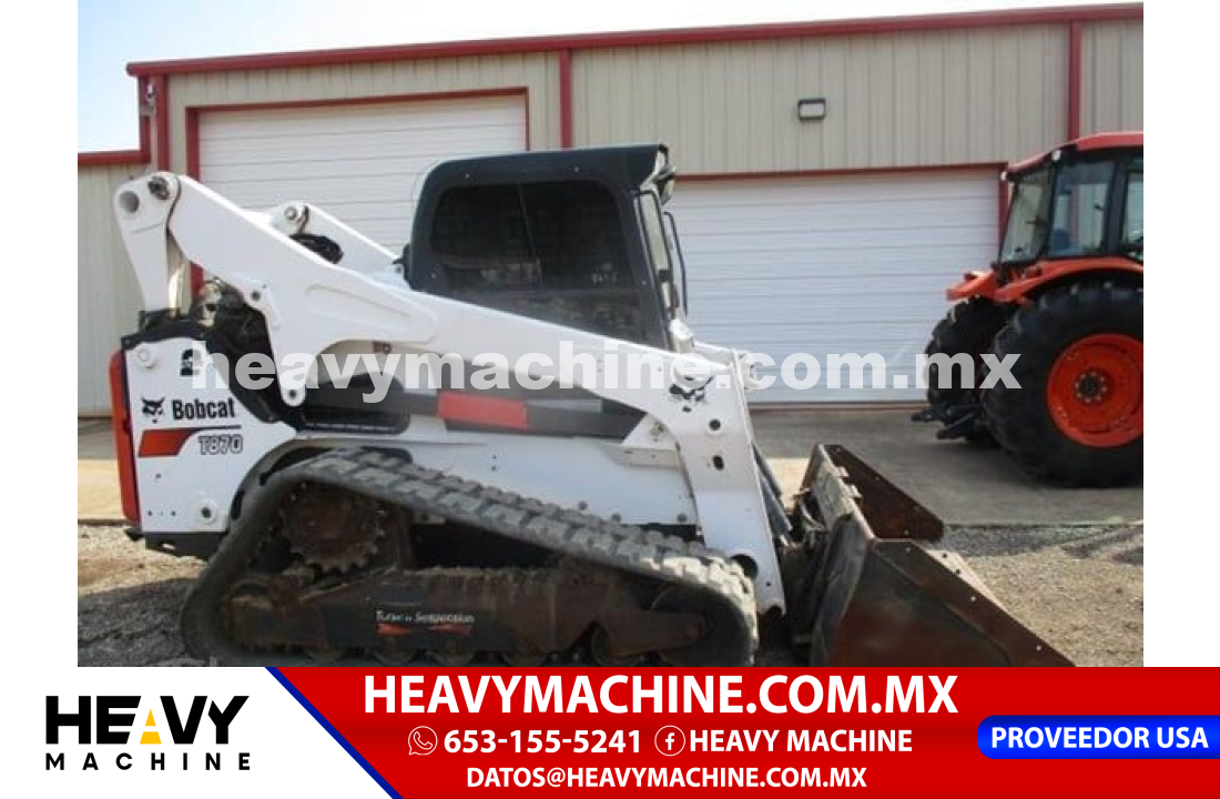 Maquinaria Pesada Mini Cargador 2018 BOBCAT T870