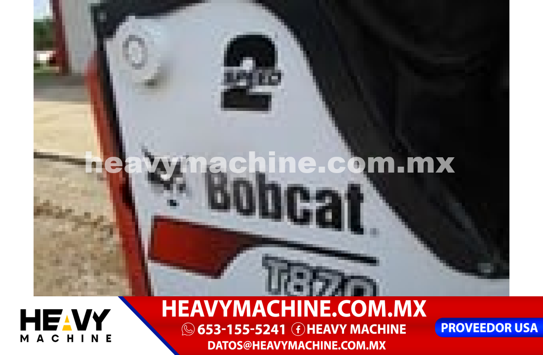 Maquinaria Pesada Mini Cargador 2018 BOBCAT T870