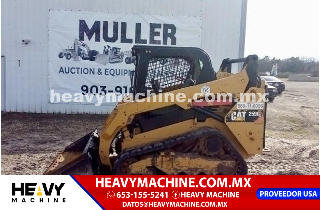 Maquinaria Pesada Mini Cargador 2019 Caterpillar 259D