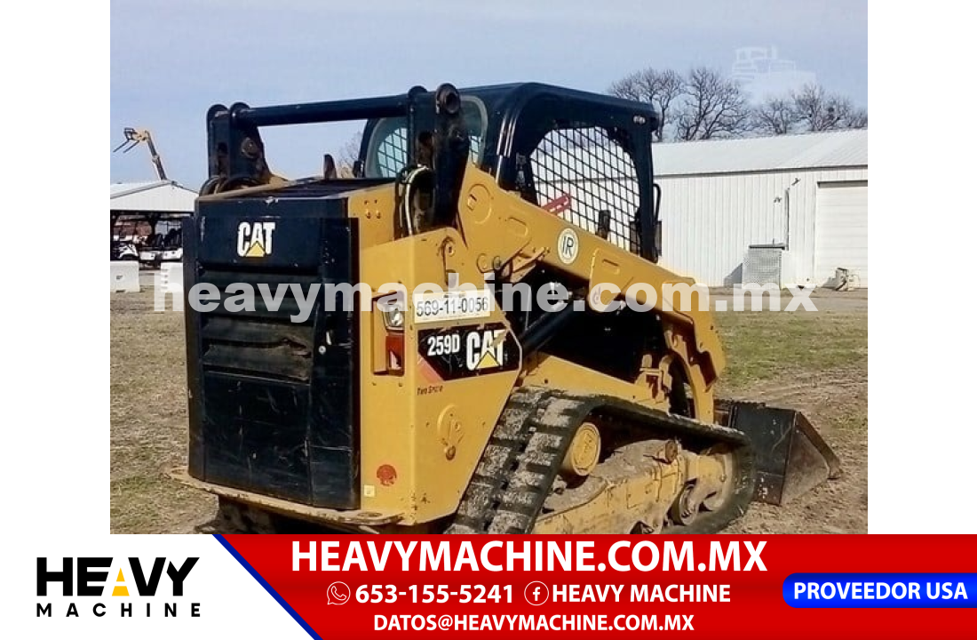 Maquinaria Pesada Mini Cargador 2019 Caterpillar 259D