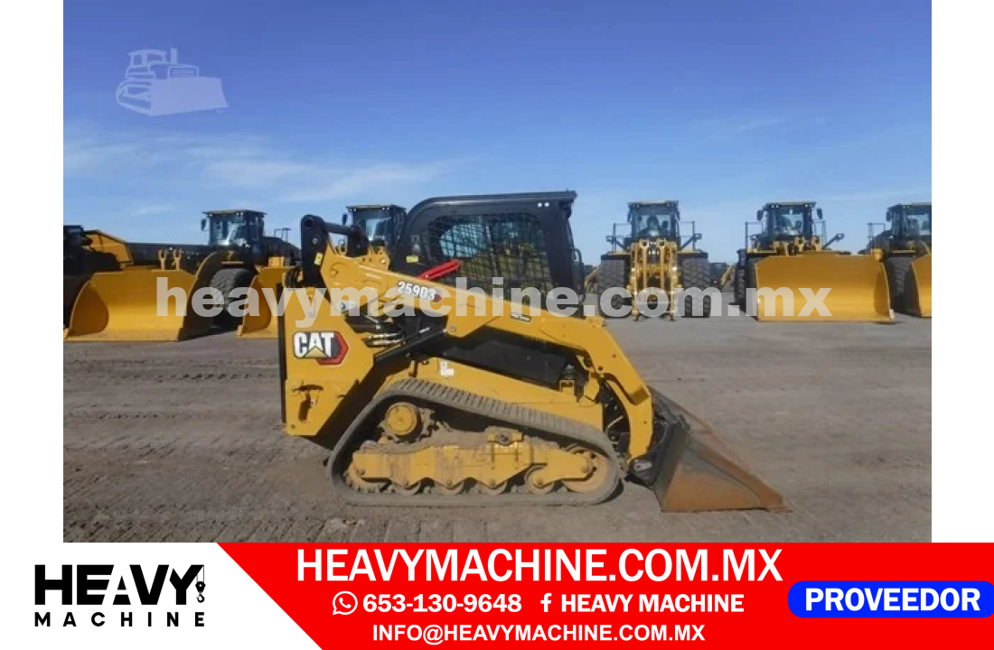 Maquinaria Pesada Mini Cargador 2022 CAT 259D3