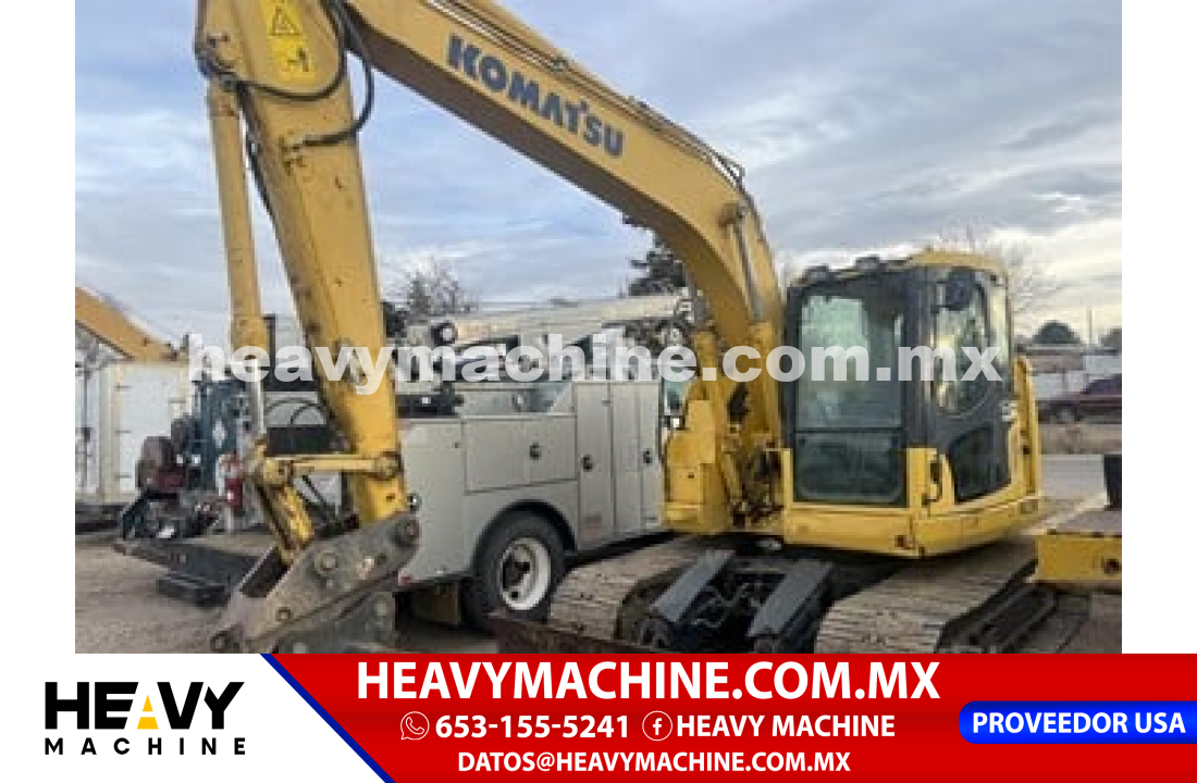 Maquinaria Pesada Mini Excavadora 2008 KOMATSU PC138US LC-8