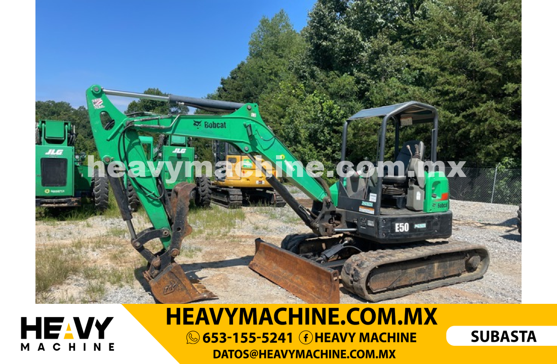 Maquinaria Pesada Mini Excavadora 2016 BOBCAT E50