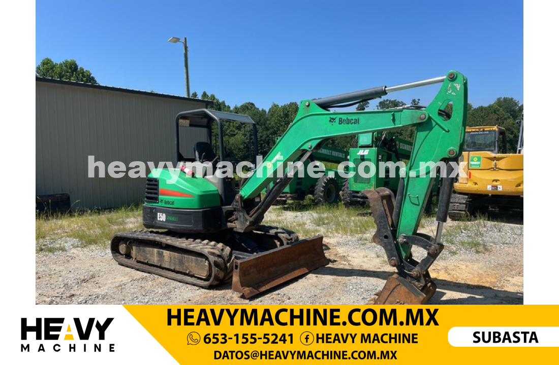 Maquinaria Pesada Mini Excavadora 2016 BOBCAT E50