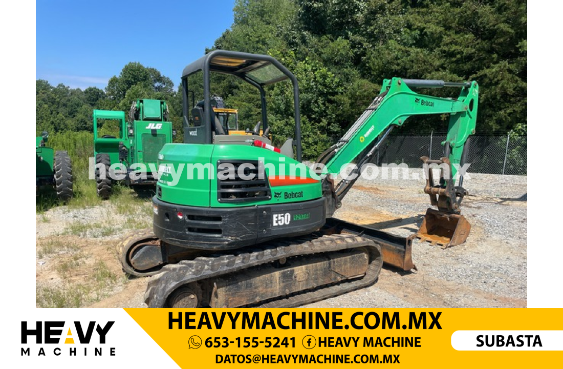 Maquinaria Pesada Mini Excavadora 2016 BOBCAT E50