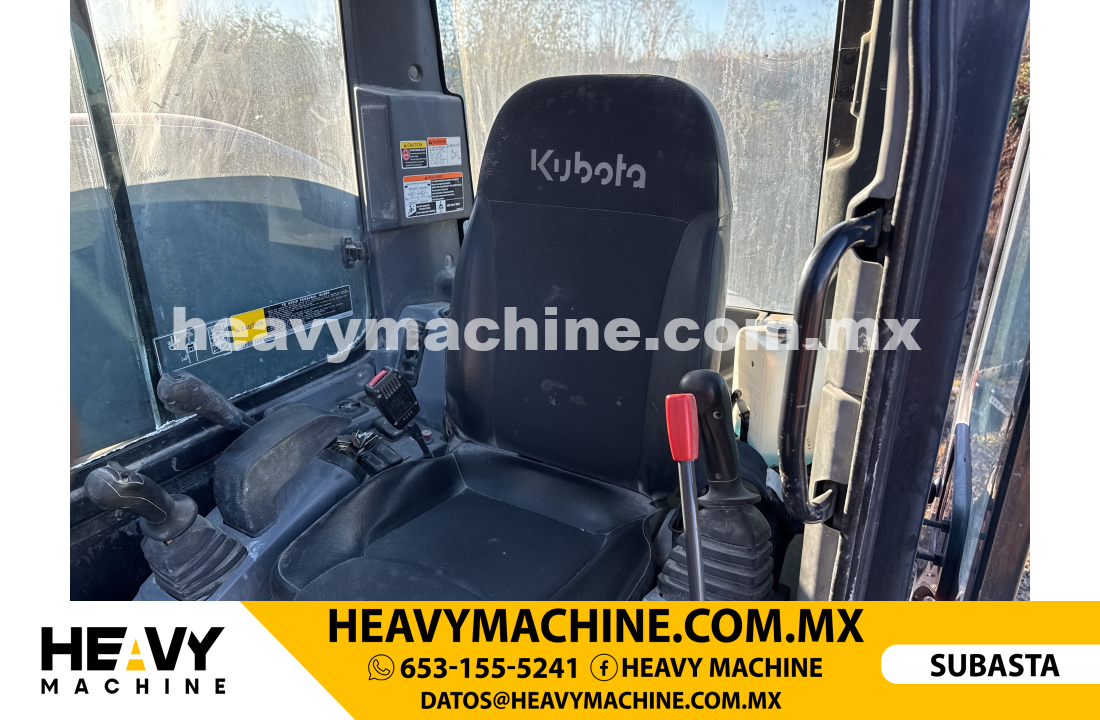 Maquinaria Pesada Mini Excavadora 2018 KUBOTA U55-4