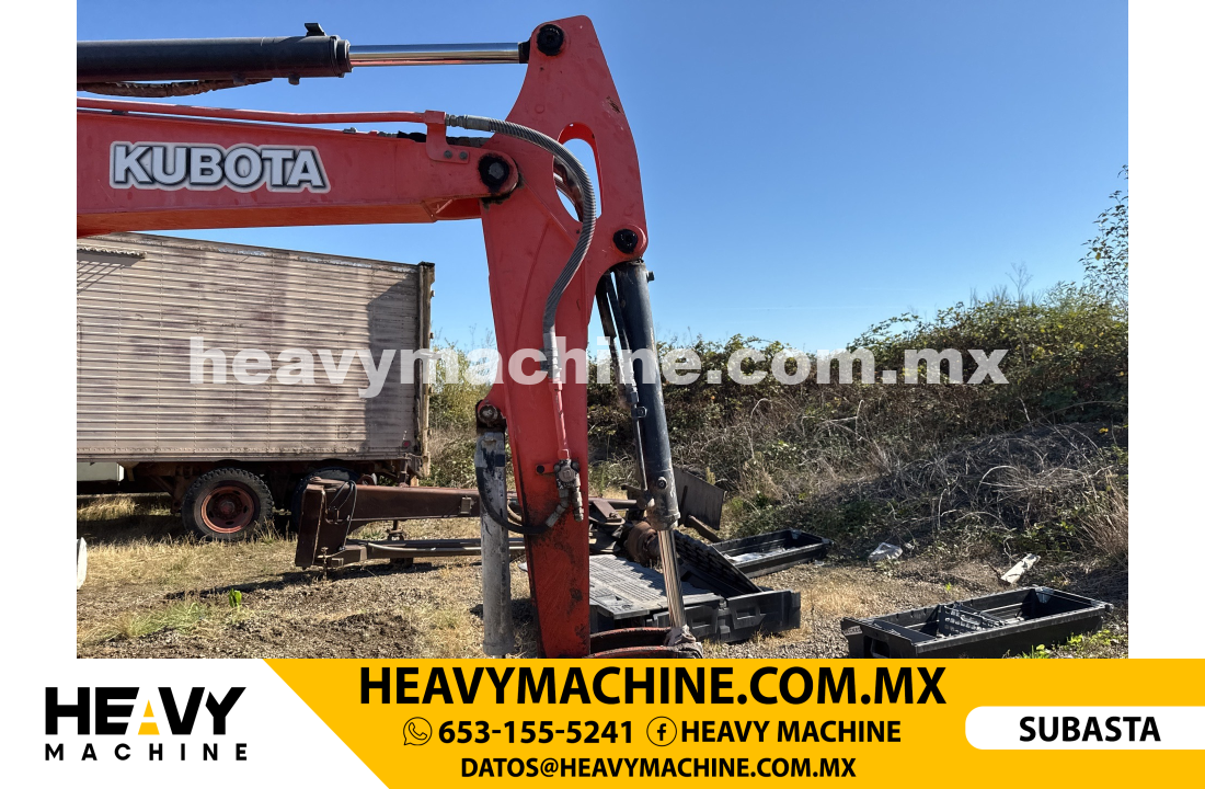 Maquinaria Pesada Mini Excavadora 2018 KUBOTA U55-4