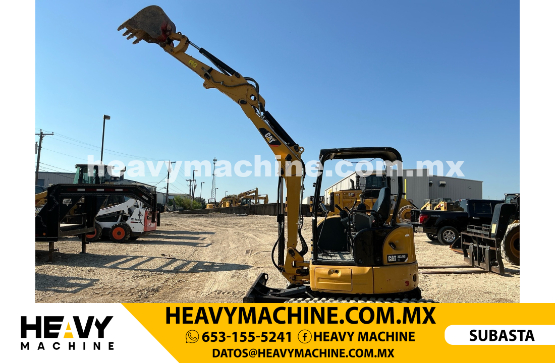 Maquinaria Pesada Mini Excavadora 2019 CAT 303.5E2 CR