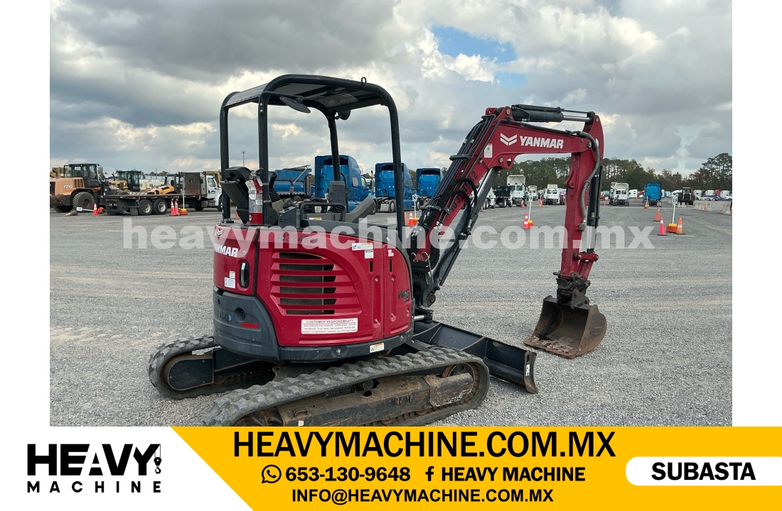 Maquinaria Pesada Mini Excavadora 2021 Yanmar VIO35-6A