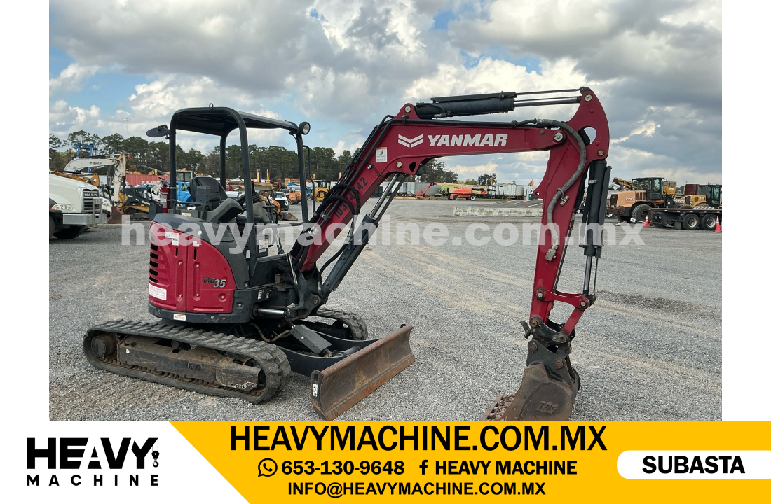 Maquinaria Pesada Mini Excavadora 2021 Yanmar VIO35-6A