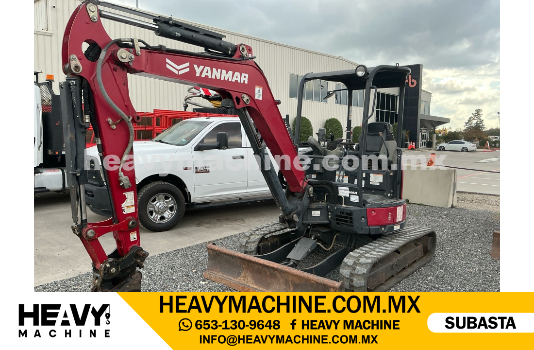 Maquinaria Pesada Mini Excavadora 2021 Yanmar VIO35-6A