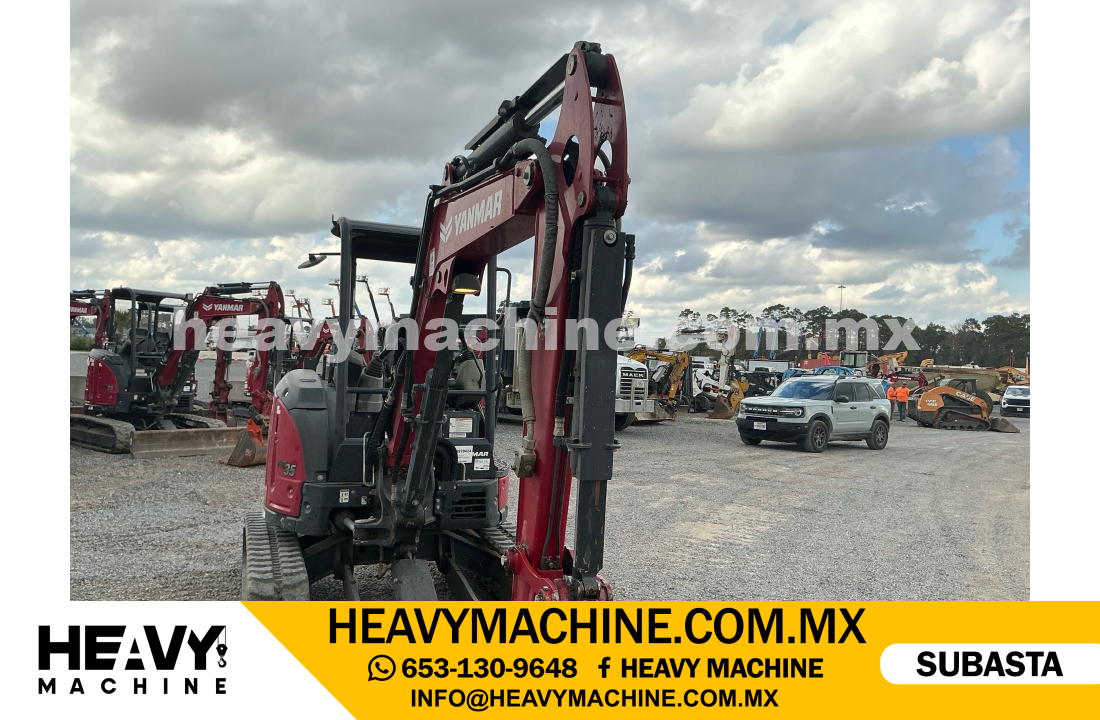 Maquinaria Pesada Mini Excavadora 2021 Yanmar VIO35-6A