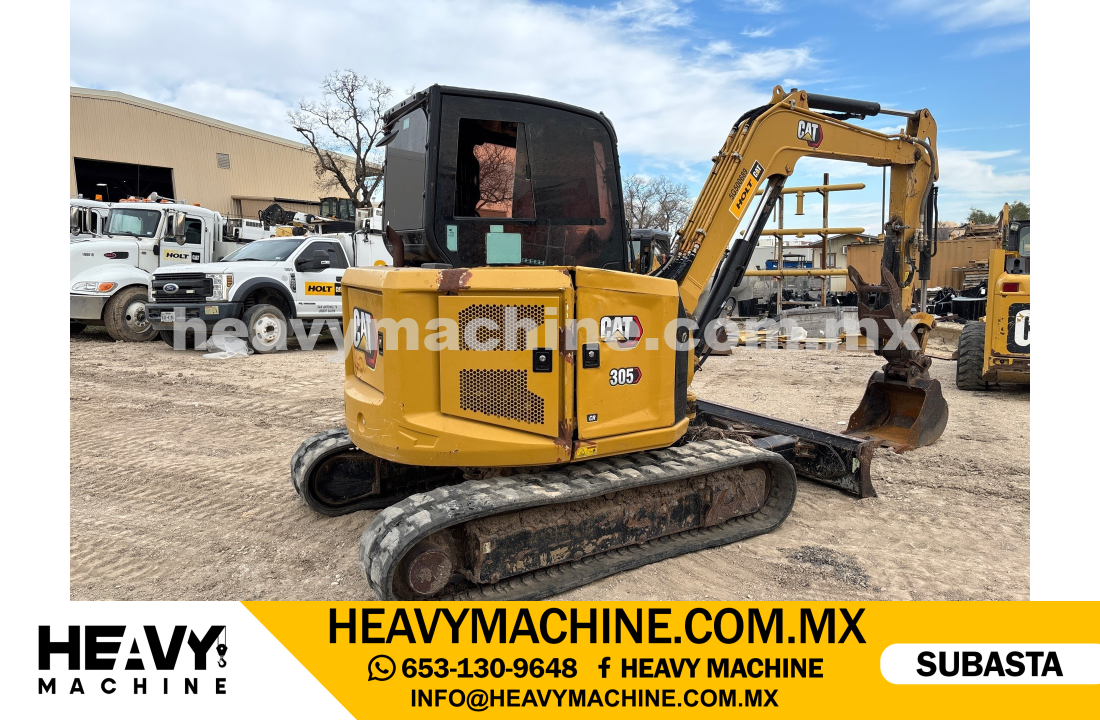Maquinaria Pesada Mini Excavadora 2022 CAT 305 CR