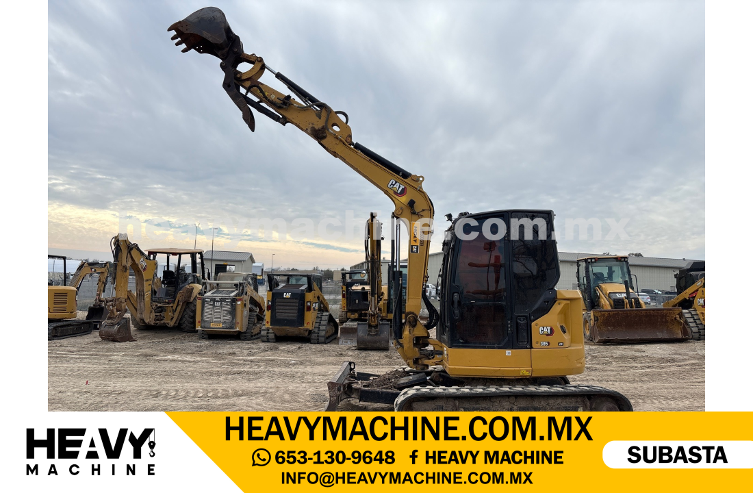 Maquinaria Pesada Mini Excavadora 2022 CAT 305 CR