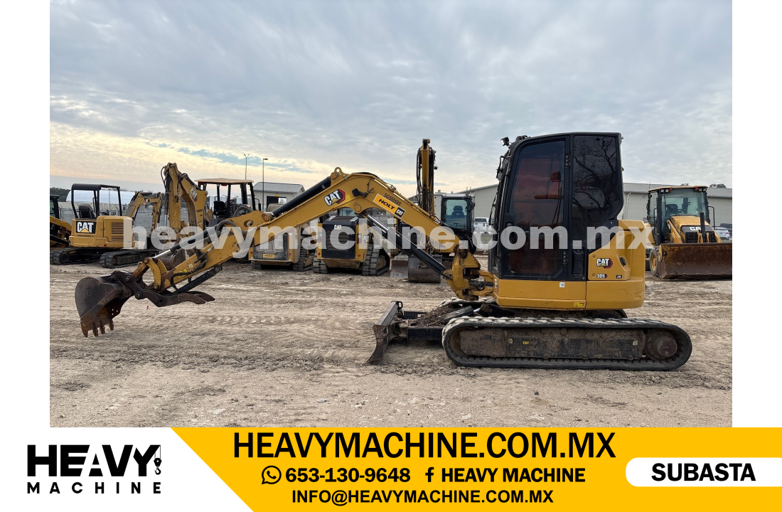 Maquinaria Pesada Mini Excavadora 2022 CAT 305 CR