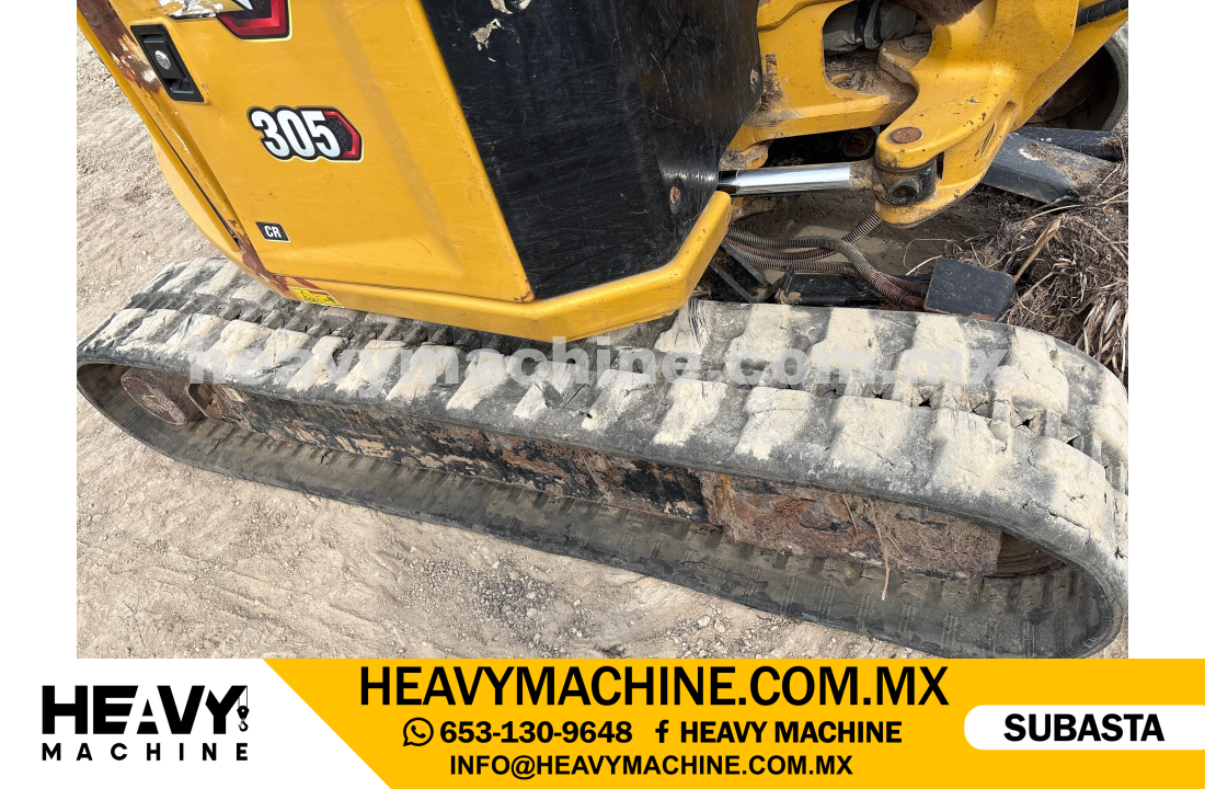 Maquinaria Pesada Mini Excavadora 2022 CAT 305 CR