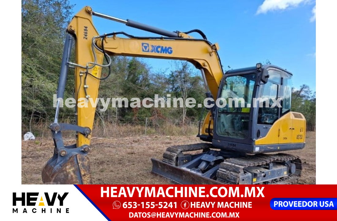Maquinaria Pesada Mini Excavadora 2022 XCMG XE75U