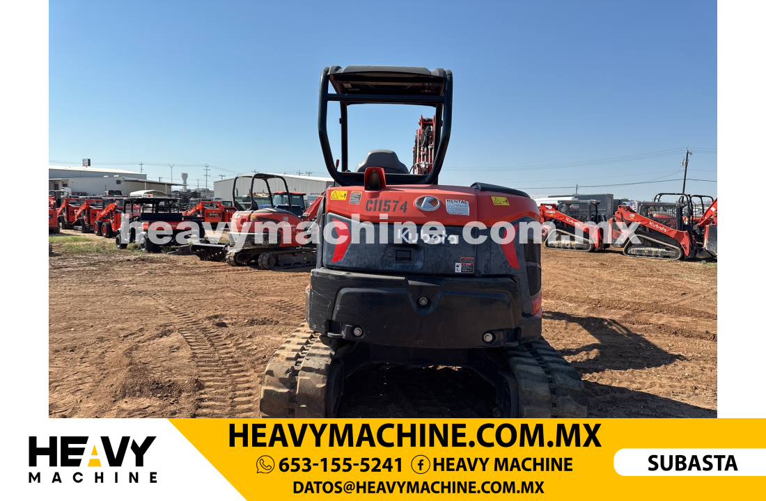 Maquinaria Pesada Mini Excavadora 2023 KUBOTA U55-5