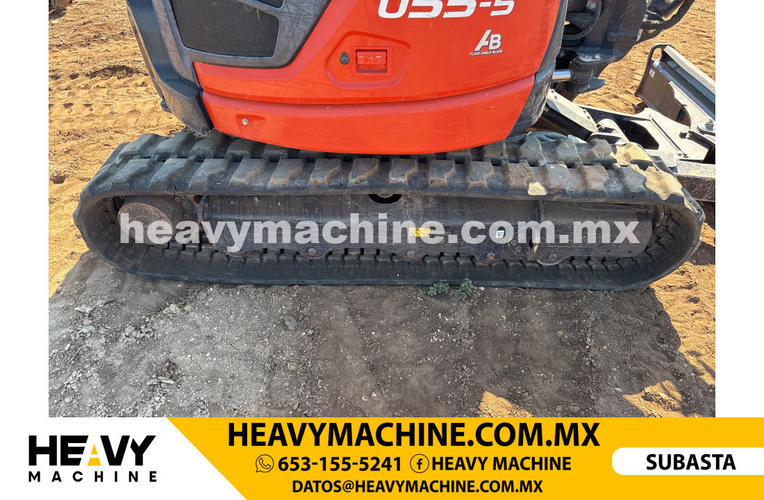 Maquinaria Pesada Mini Excavadora 2023 KUBOTA U55-5
