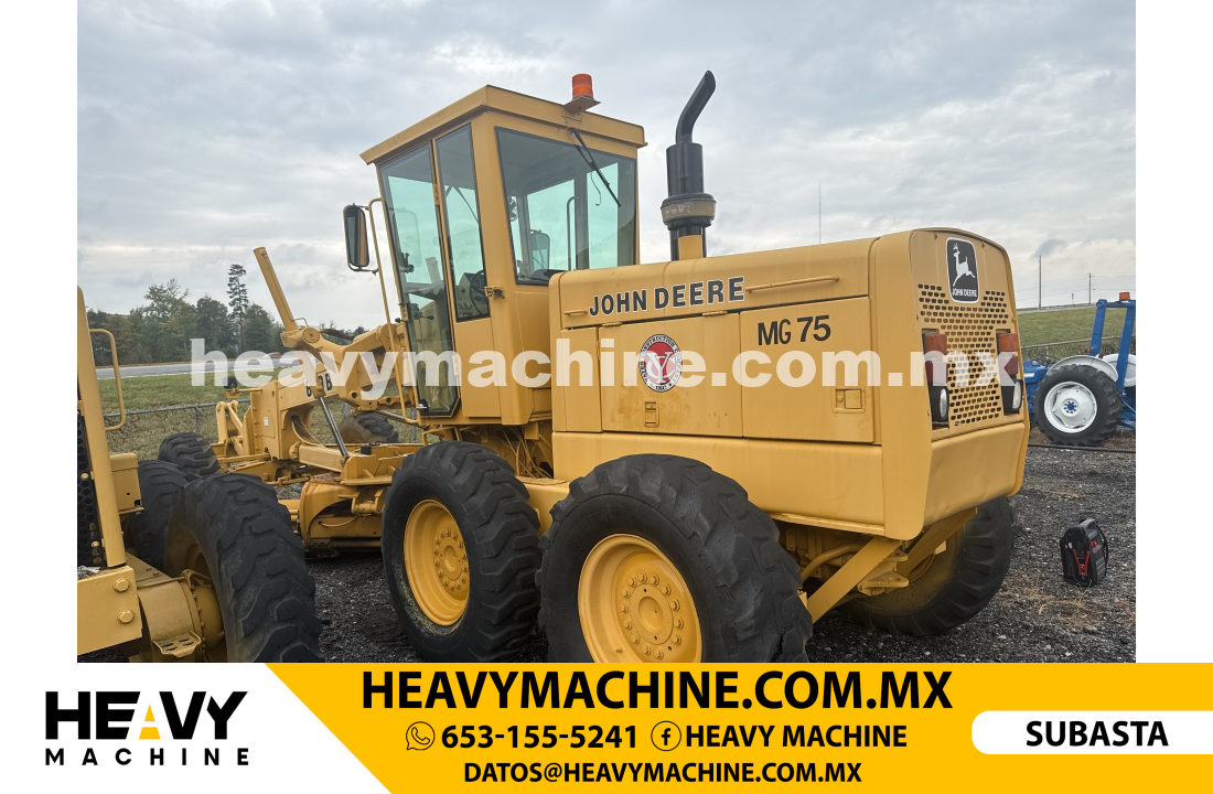 Maquinaria Pesada Motoconformadora 1988 JOHN DEERE 670B