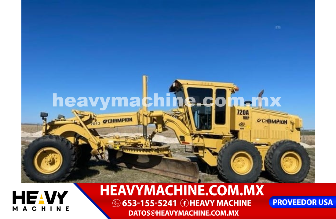 Maquinaria Pesada Motoconformadora 2001 CHAMPION 720A VHP