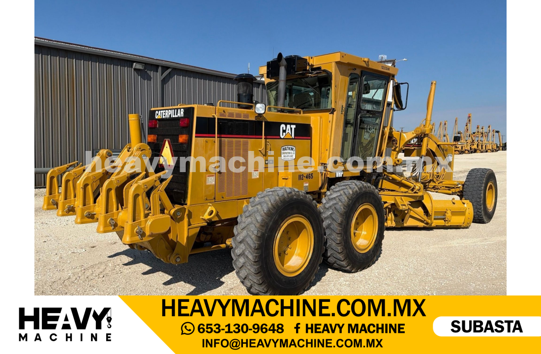 Maquinaria Pesada Motoconformadora 2002 CAT 143H VHP