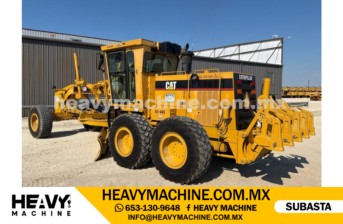 Maquinaria Pesada Motoconformadora 2002 CAT 143H VHP
