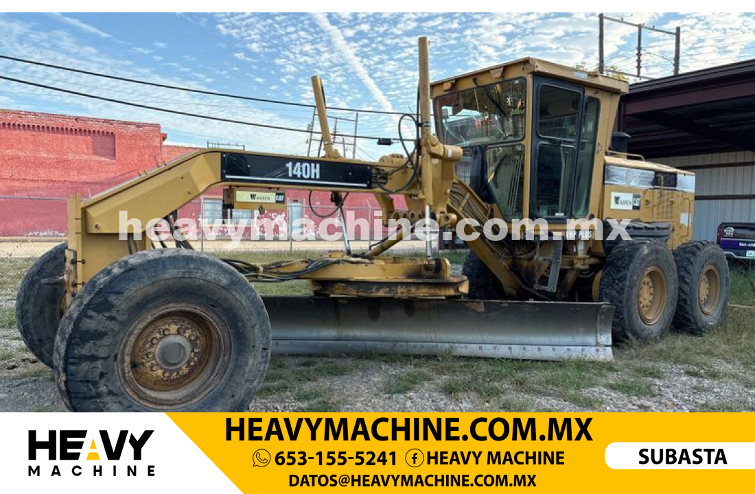 Maquinaria Pesada Motoconformadora 2007 Caterpillar 140H VHP Plus motor grader