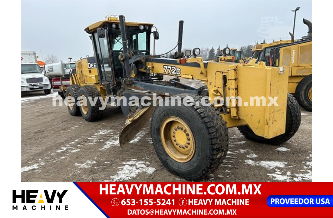 Maquinaria Pesada Motoconformadora 2007 John Deere 772D