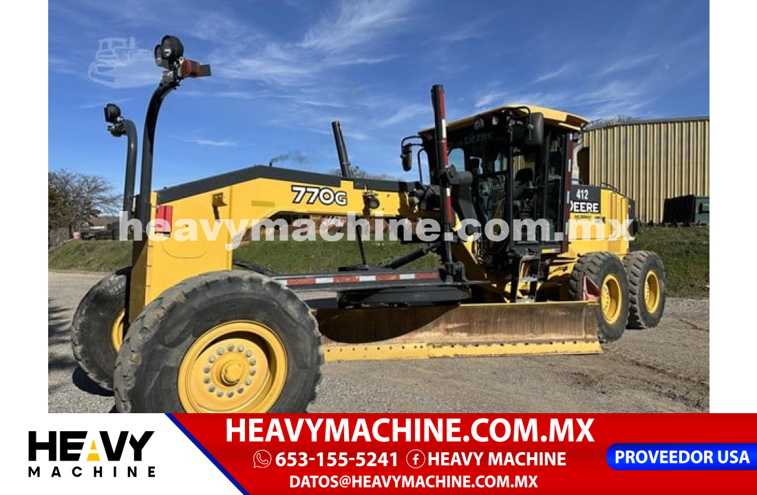 Maquinaria Pesada Motoconformadora 2010 DEERE 770G