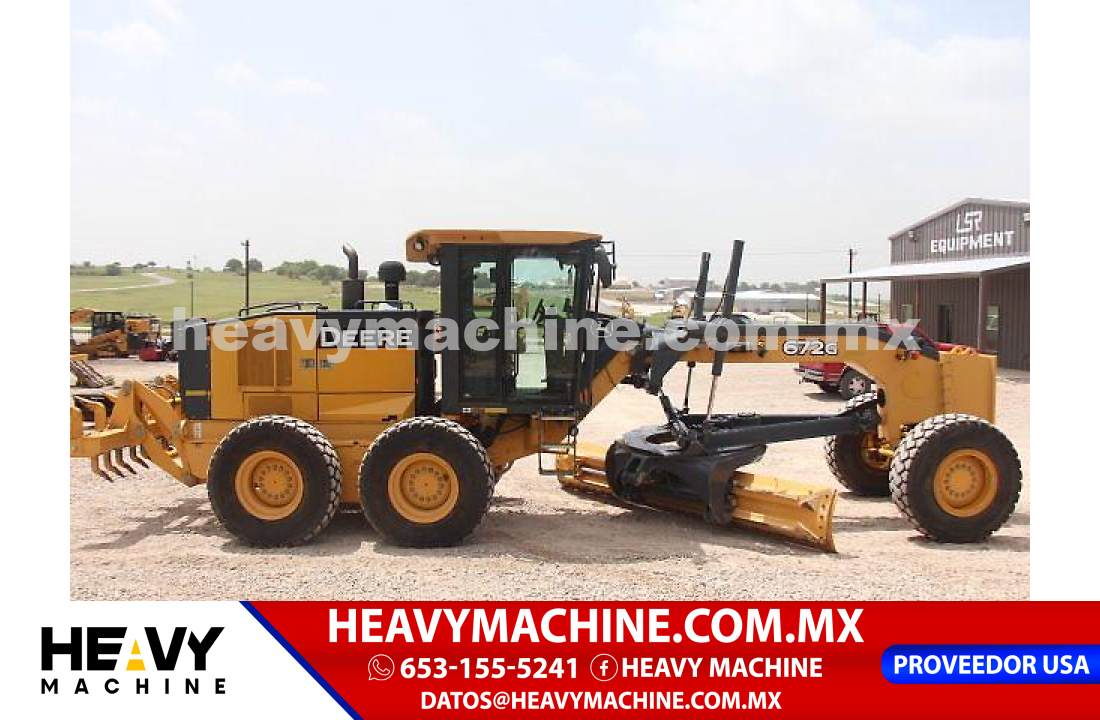 Maquinaria Pesada Motoconformadora 2010 JOHN DEERE 672G