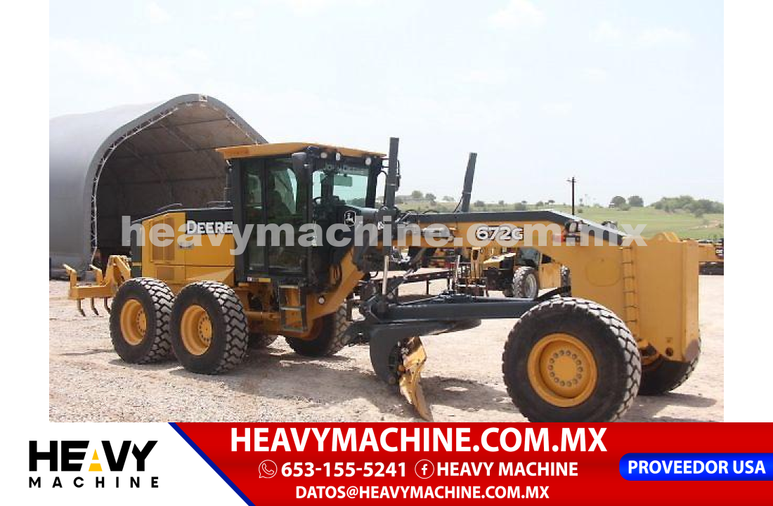 Maquinaria Pesada Motoconformadora 2010 JOHN DEERE 672G
