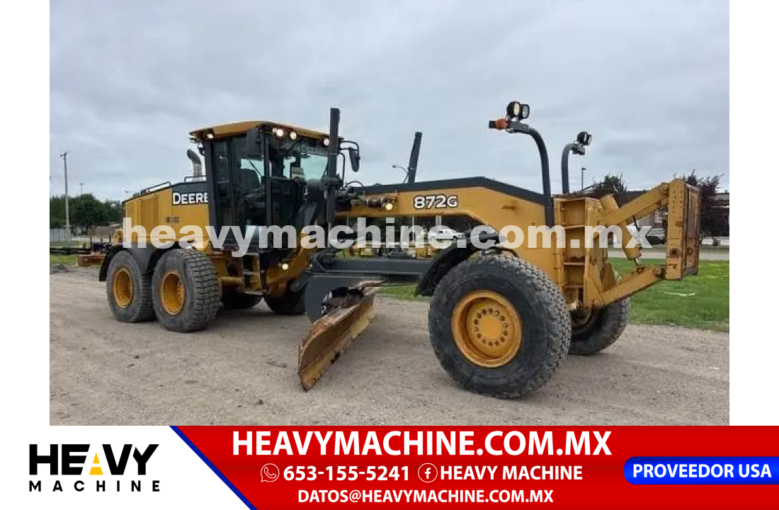 Maquinaria Pesada Motoconformadora 2011 John Deere 872G