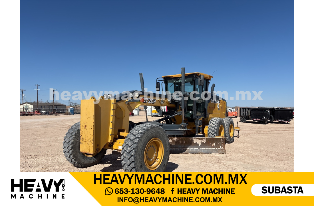 Maquinaria Pesada Motoconformadora 2017 JOHN DEERE 672GP