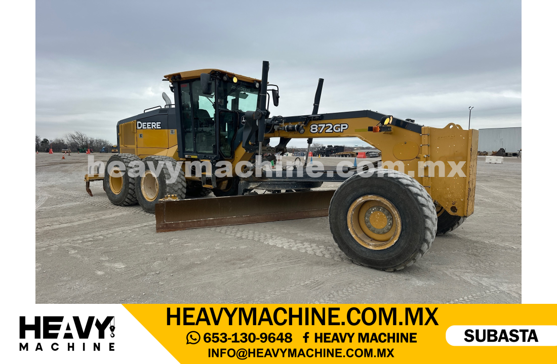 Maquinaria Pesada Motoconformadora 2018 JOHN DEERE 872GP