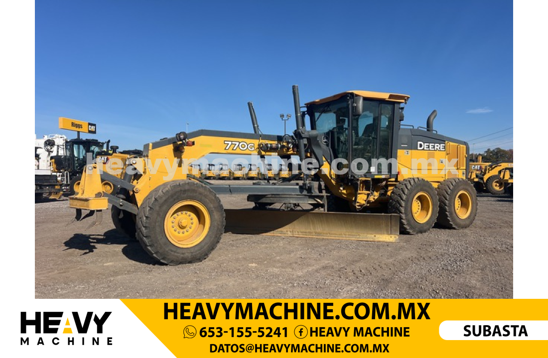 Maquinaria Pesada Motoconformadora 2019 JOHN DEERE 770