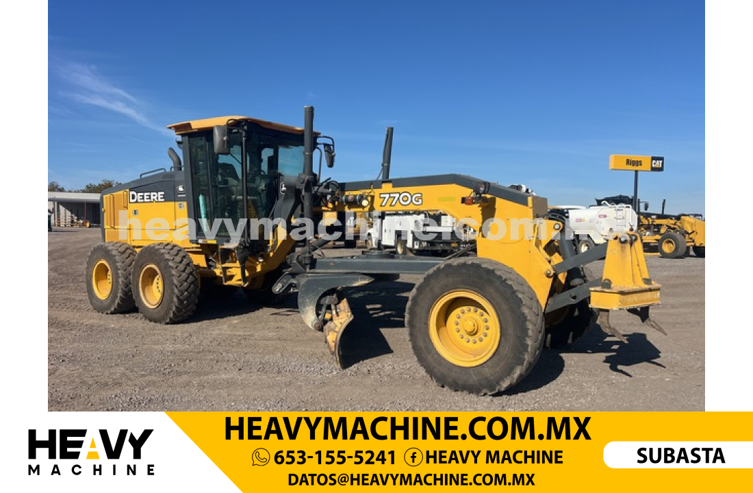 Maquinaria Pesada Motoconformadora 2019 JOHN DEERE 770
