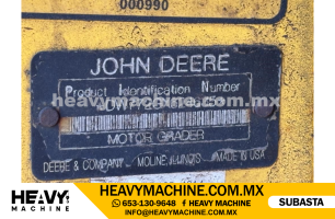 Maquinaria Pesada Motoconformadora 2009 JOHN DEERE 772G