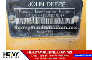 Maquinaria Pesada Motoconformadora 2010 DEERE 770G